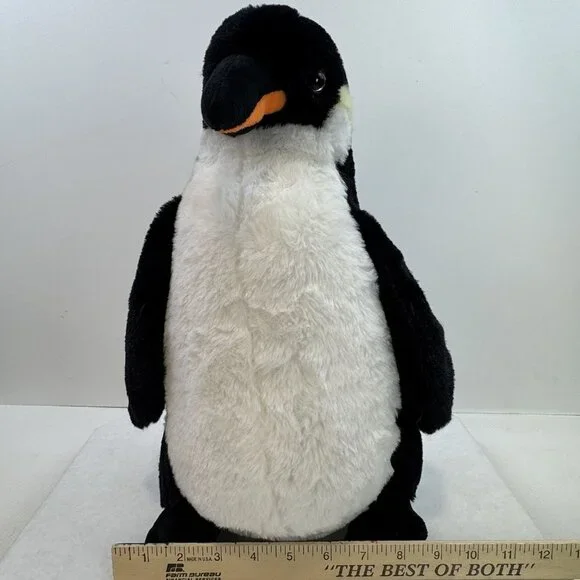 Emperor Penguin Plush Stuffed Animal Toy 15" Tall By Kellytoy - Picture 12 of 14